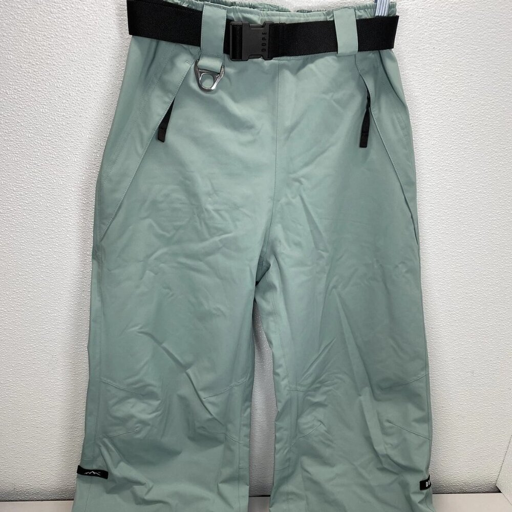 Dope Womens Ski Pants Big W Belted Wide Leg Snowboard